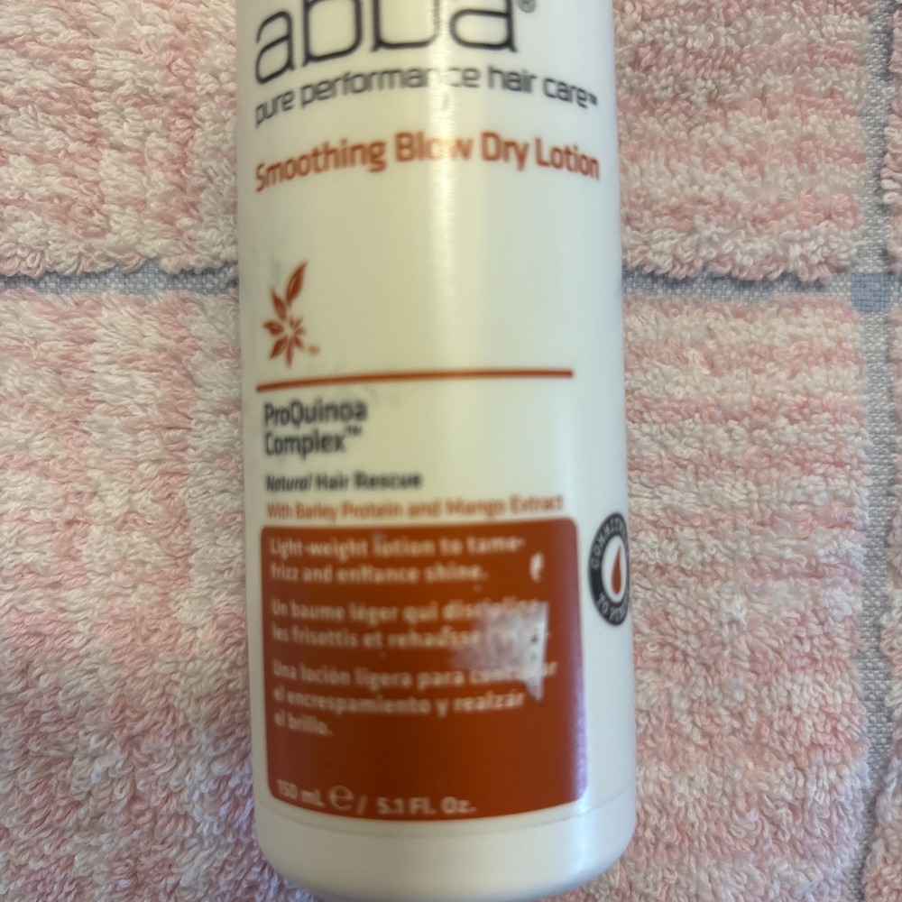 ABBA Smoothing Blow Dry‎ Lotion, 5.1 Oz
